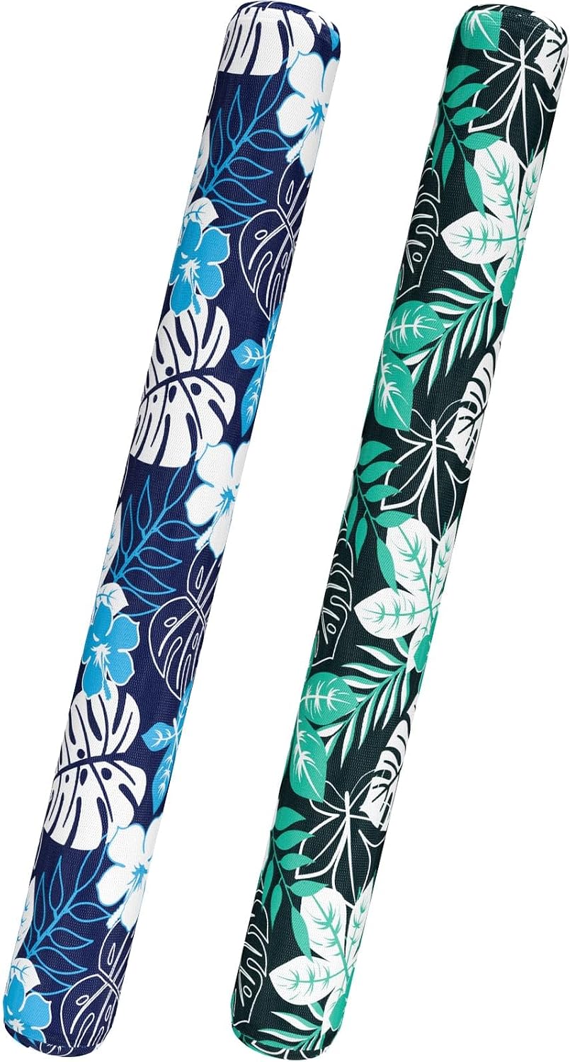 Detalle de WERNNSAI 2 Pack Inflatable Pool Noodles with Fabric Cover – tropical print