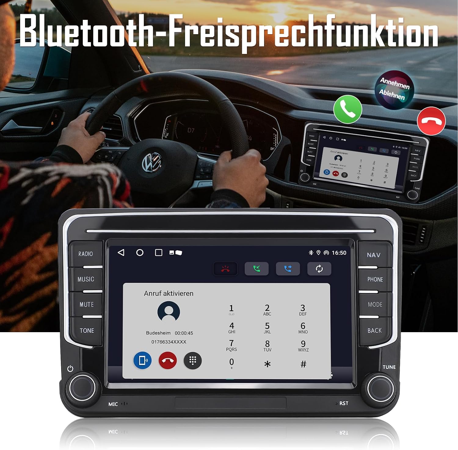 Thumbnail 3 de Android Autoradio mit GPS Navi 7 Zoll