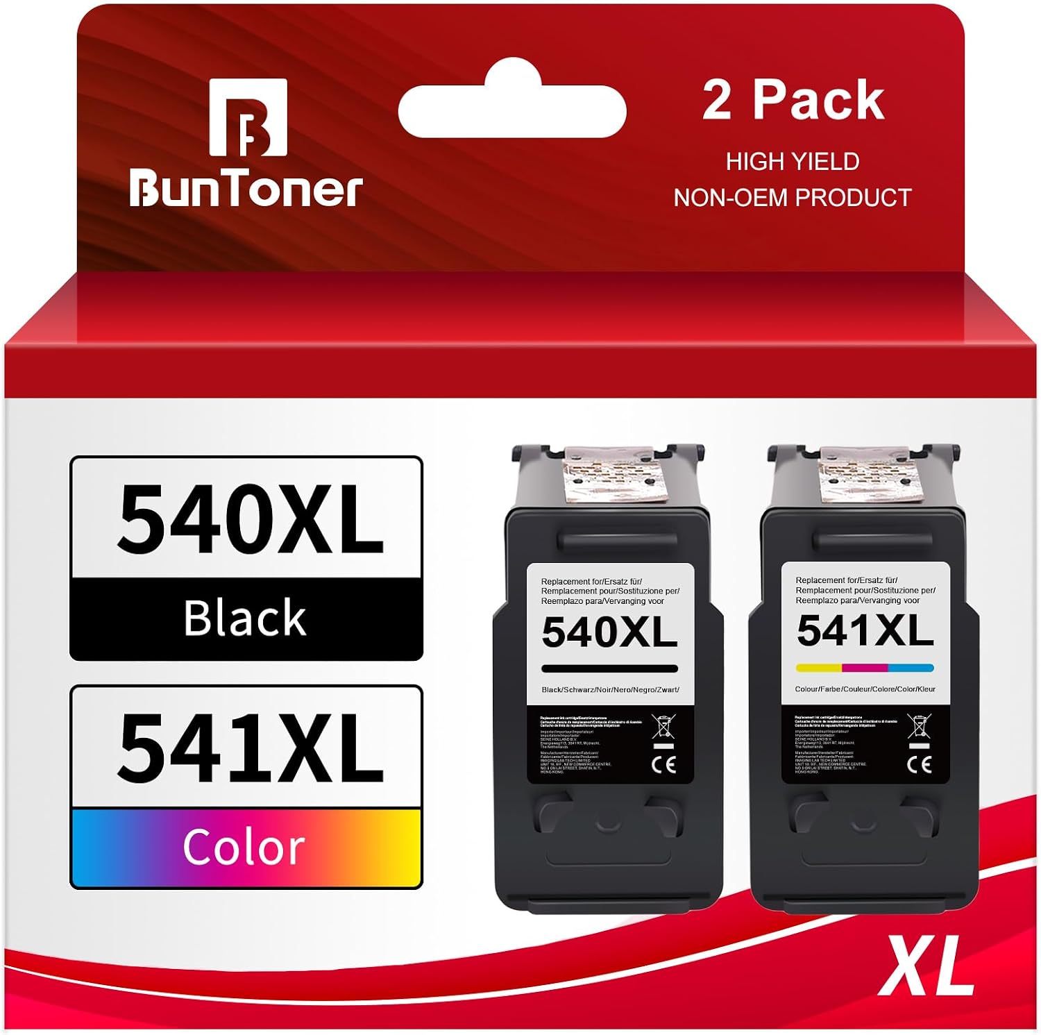 Detalle de BunToner 540XL 541XL Multipack für Canon