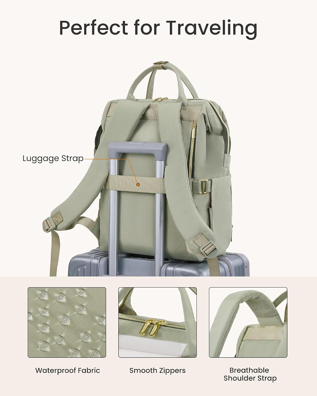 Thumbnail 5 de LOVEVOOK Rucksack 15,6 Zoll Laptop Schulrucksack