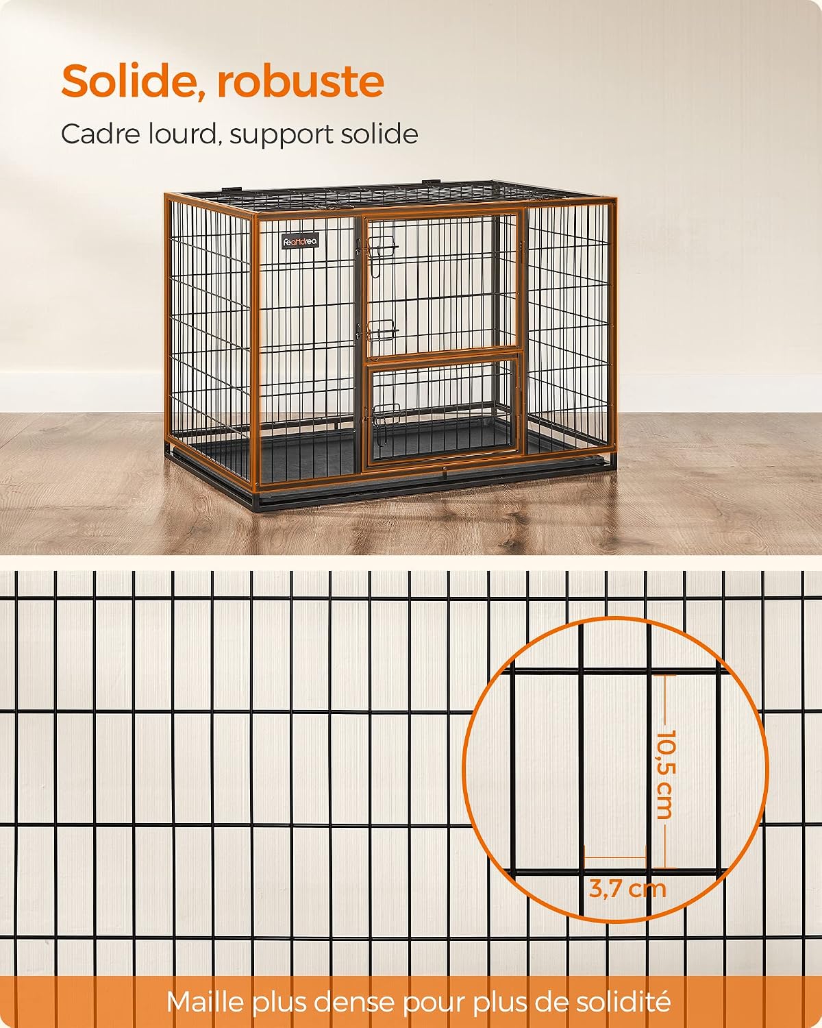 Detalle de Feandrea PPD001B01 Cage chien 107×70×75 cm