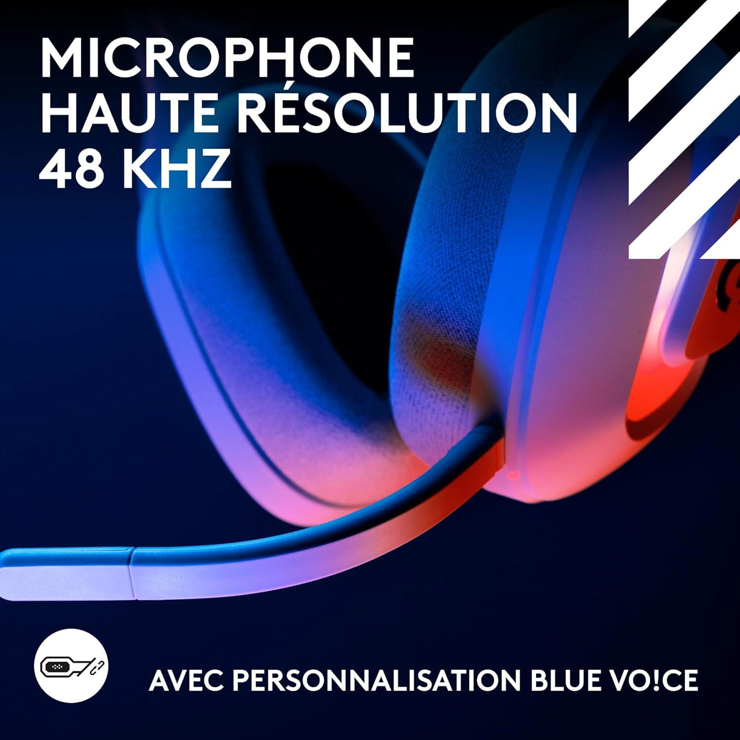 Thumbnail 3 de Logitech G Astro A20 X Lightspeed, Casque Gaming sans Fil pour PS5, Xbox, Switch/Switch 2 et PC – Audio PLAYSYNC, LIGHTSYNC RVB et Blue VO!CE