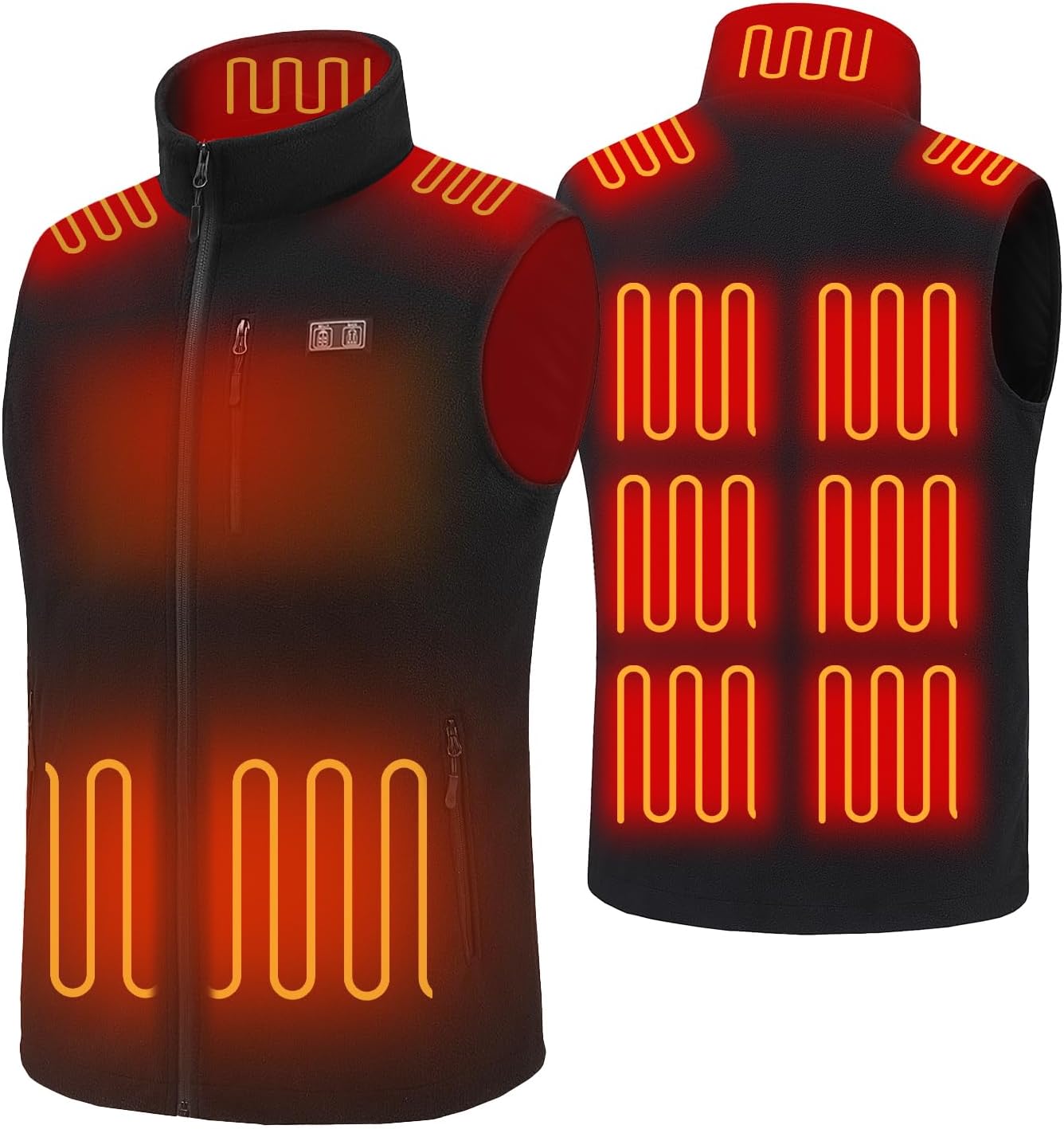 Detalle de Heated Fleece Vest with 11 Heating Zones