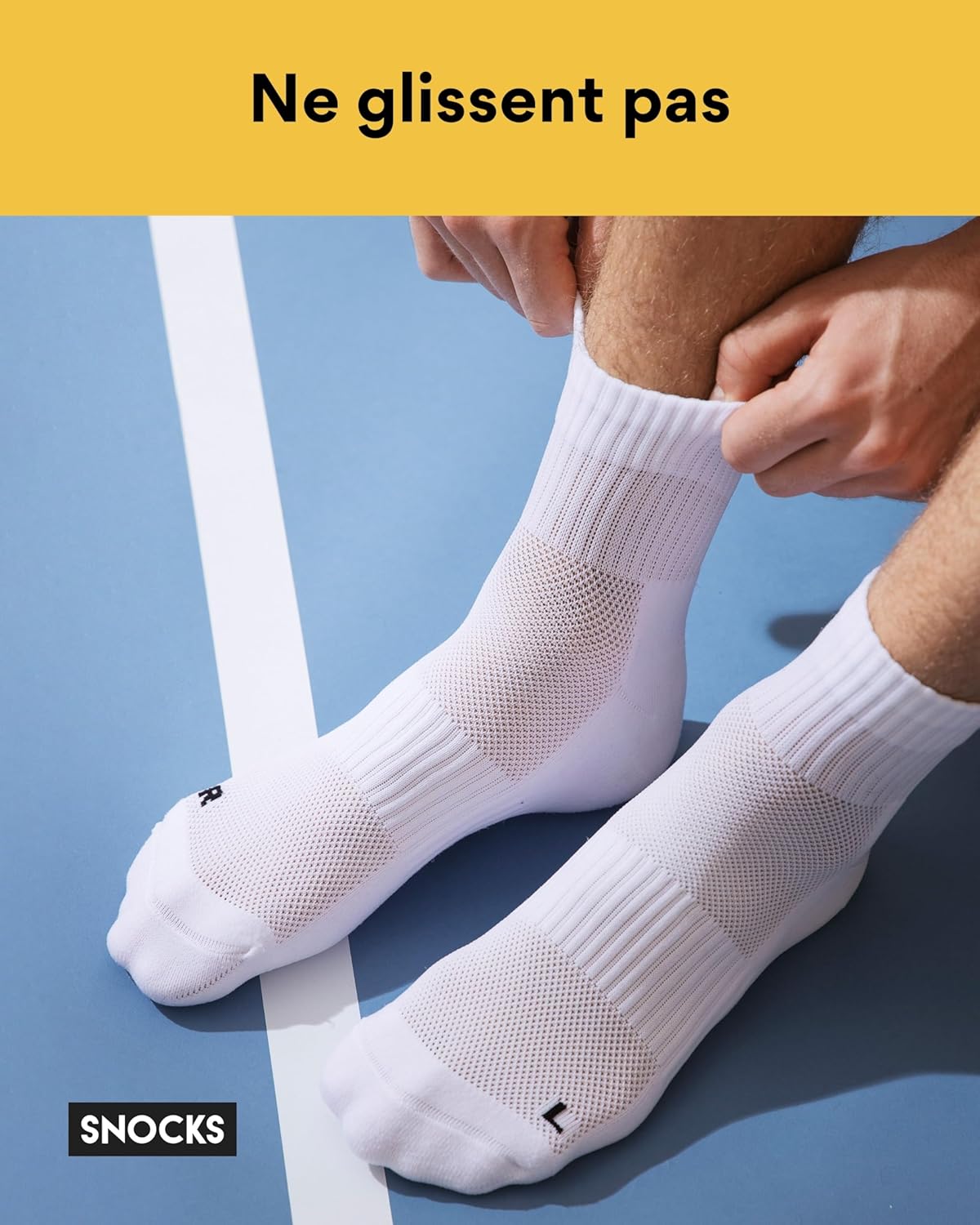 Thumbnail 4 de Snocks - Chaussettes Running Mixte 4 Paires | Anti-Douleur, Respirantes et Durables, Taille 35-50