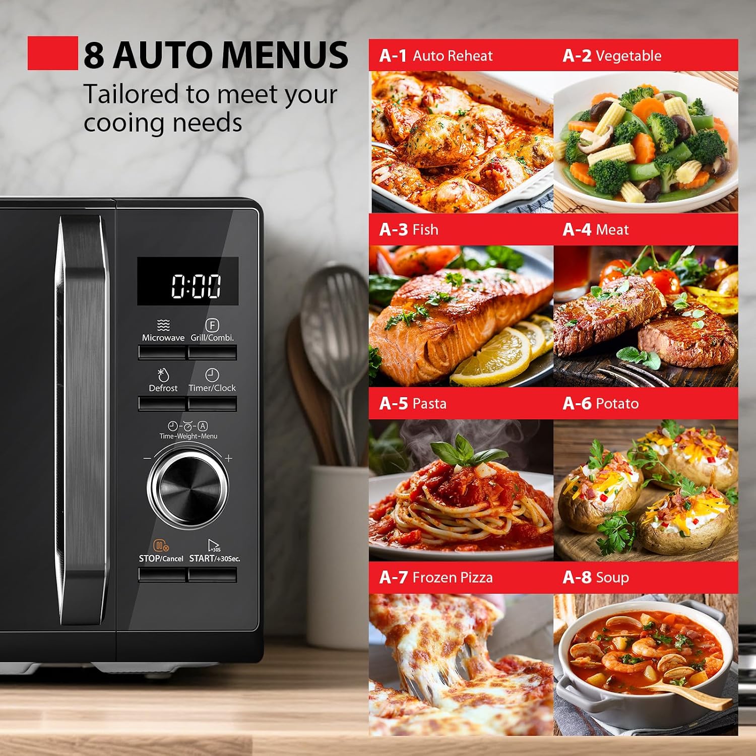 Thumbnail 4 de Toshiba MW3‑AG20PF 800W Microwave Oven