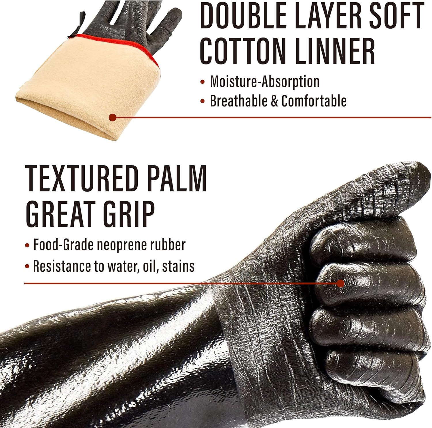 Thumbnail 6 de RAPICCA BBQ gloves 14in 932℉ heat resistant