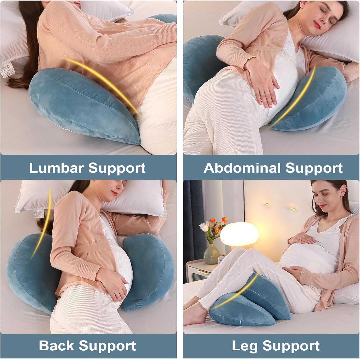Thumbnail 5 de SHANNA Pregnancy Pillow: Wedge Full Body Support for Sleep During Pregnancy