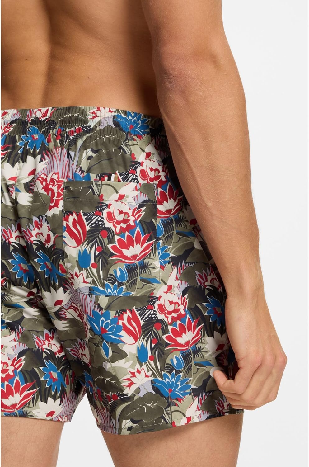Detalle 2 de BOSS Piranha Swim_Short Uomo – short da nuoto in poliestere riciclato, stile e comfort