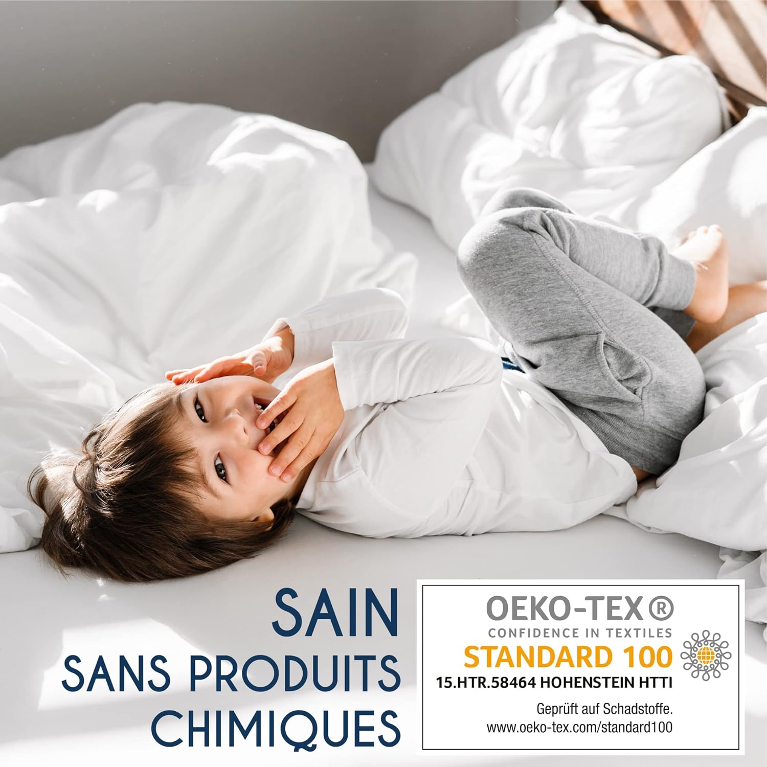 Thumbnail 6 de Dreamzie Drap Housse 90x190/200 – Jersey coton 100% certifié Oeko-Tex – Rose