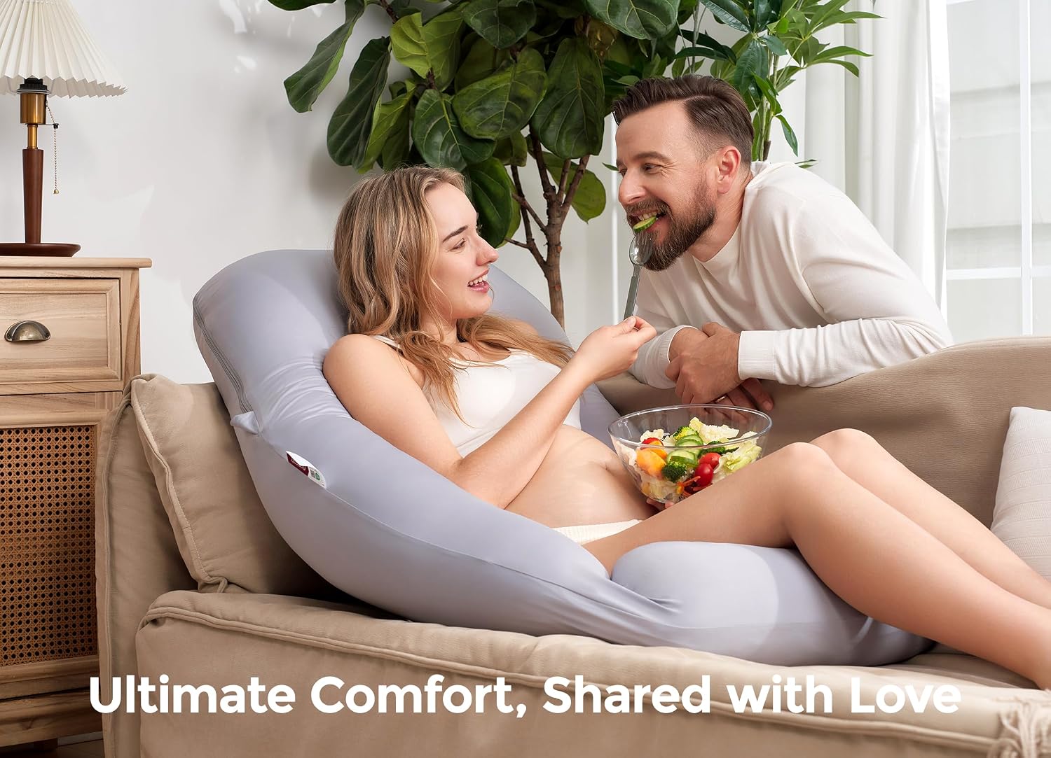 Detalle de Momcozy Maternity Pillow, 50–72 Inch
