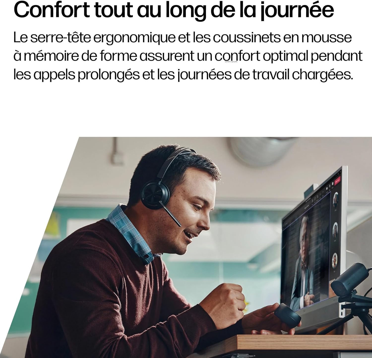 Thumbnail 3 de Poly Voyager Focus 2 UC sans fil