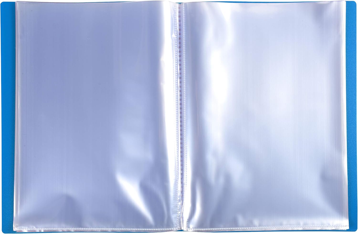 Thumbnail 1 de Exacompta 88112E Protège-documents OPAK, 100 pochettes cristal, 200 vues, A4, bleu clair