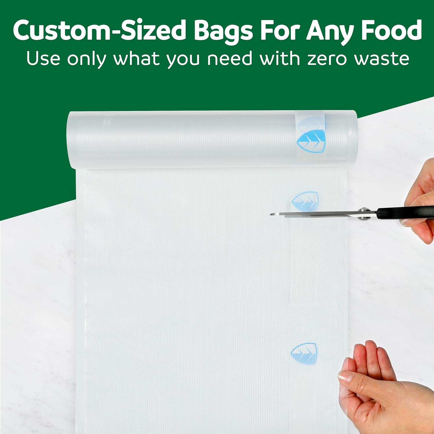 Detalle 2 de FoodSaver 2231952 Vacuum Sealer Rolls, 11 in x 16.25 ft, 4-Pack, BPA-Free