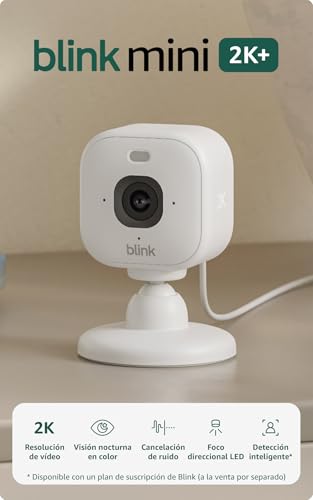 Thumbnail 6 de Cámara Mini 2K+ Blink (última generación) con enchufe — seguridad doméstica 2K, visión nocturna en color y control por Alexa
