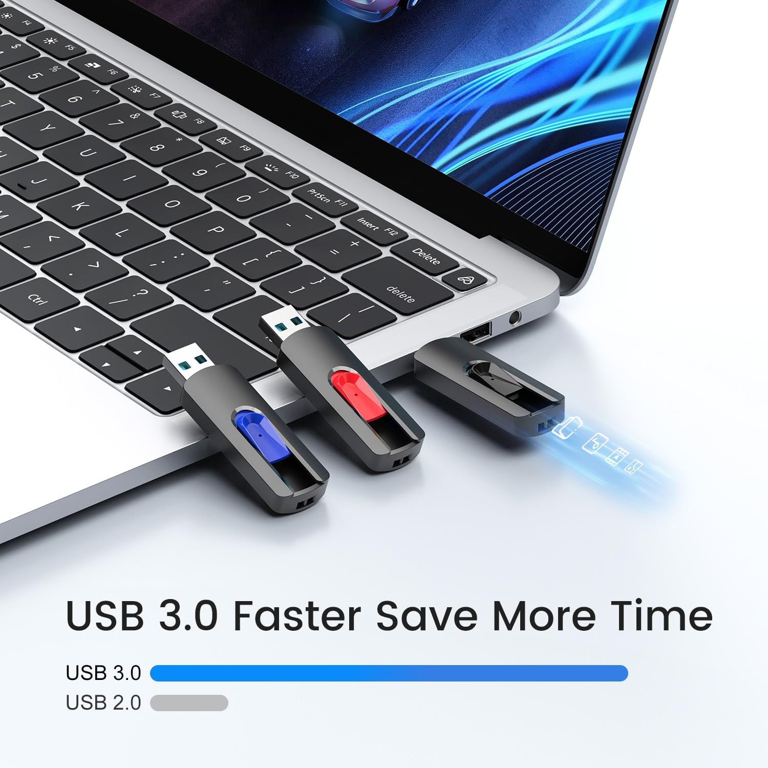 Detalle de Vansuny USB Stick 64GB USB 3.0 – 3er Pack