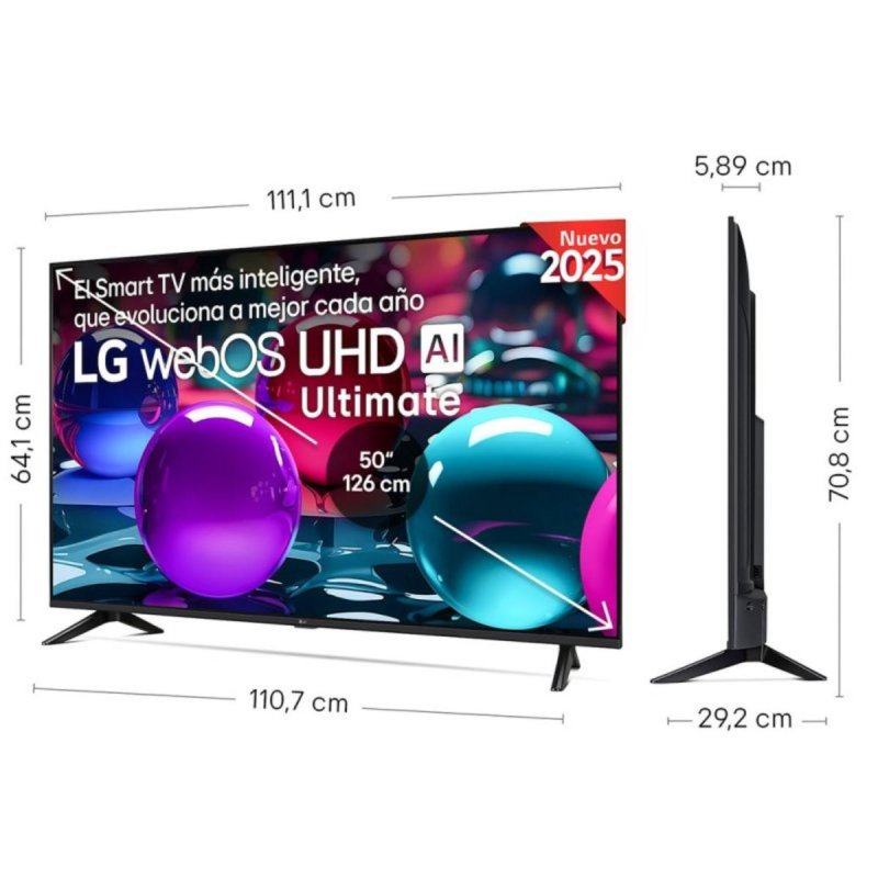 Detalle 2 de LG 50UA73003LA 50" 4K LED