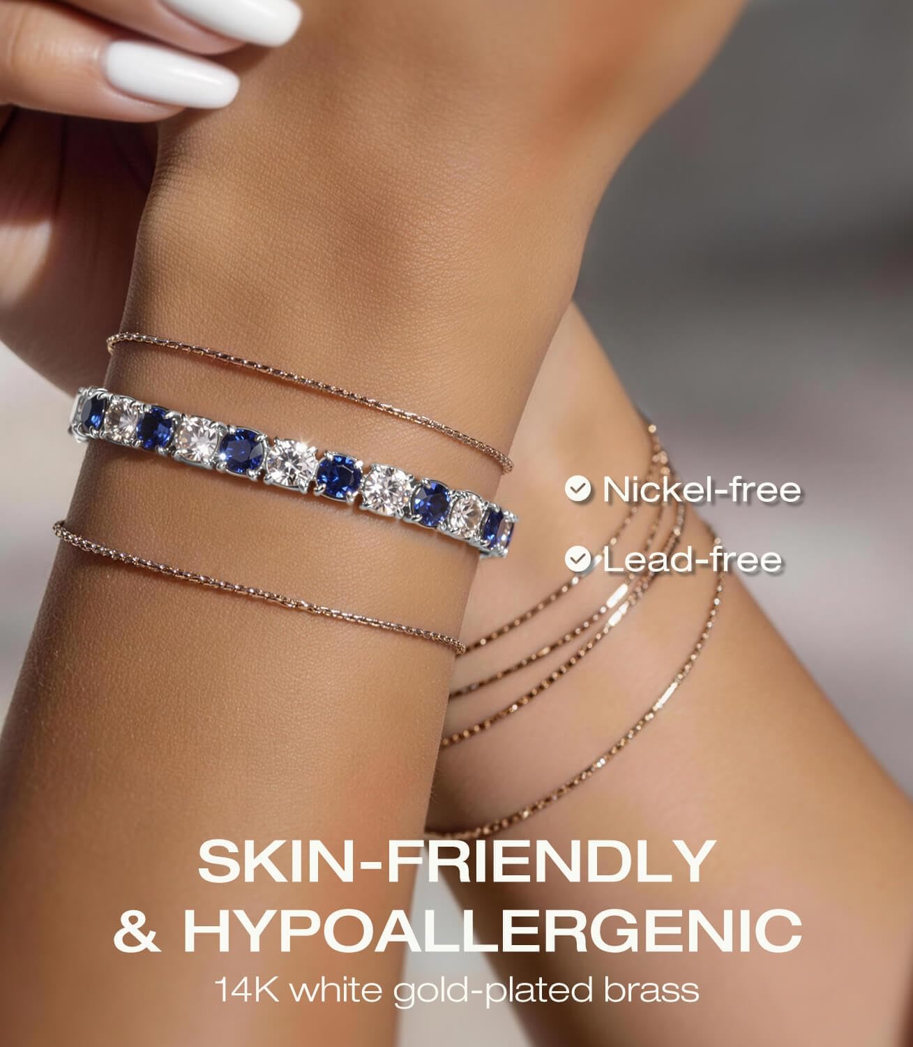 Thumbnail 3 de LOVANS Tennis Bracelet 4mm 7-layer finish