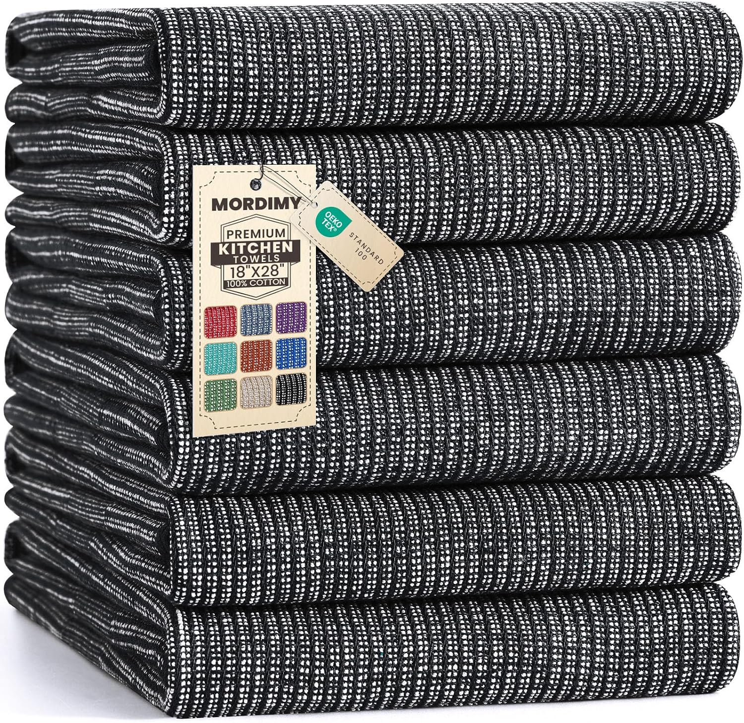Detalle de Mordimy Premium Kitchen Towels 6 Pack