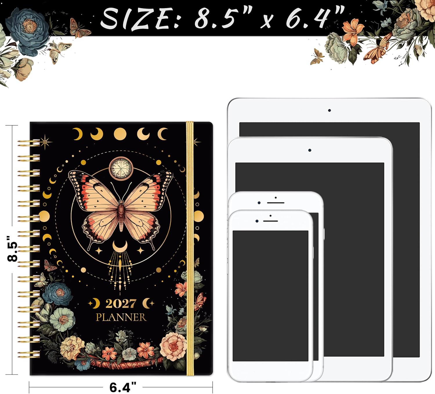 Thumbnail 2 de Butterfly 2026 Planner 6.4" x 8.5" 📘