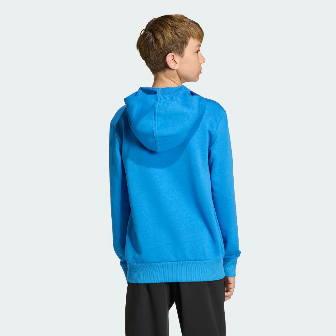 Thumbnail 3 de Sudadera con capucha Essentials (Niños) de Adidas — azul, comodidad para el día a día
