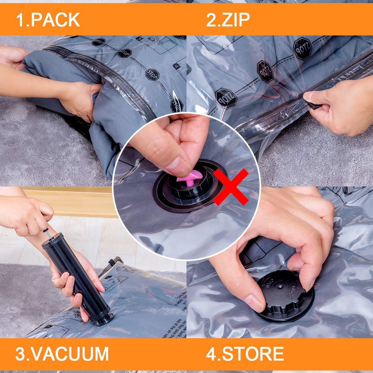 Thumbnail 5 de GONGSHI Vacuum Storage Bags 12-pack