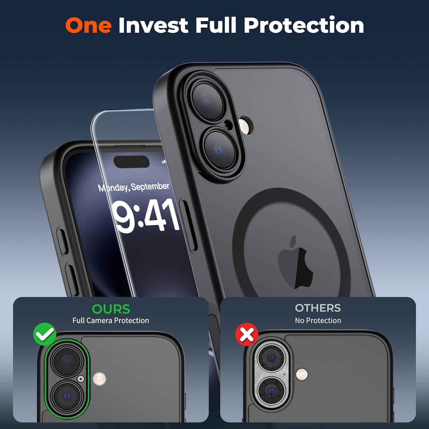 Detalle 2 de SUPFINE Magnetic iPhone 16 Case with Camera Control 1️⃣