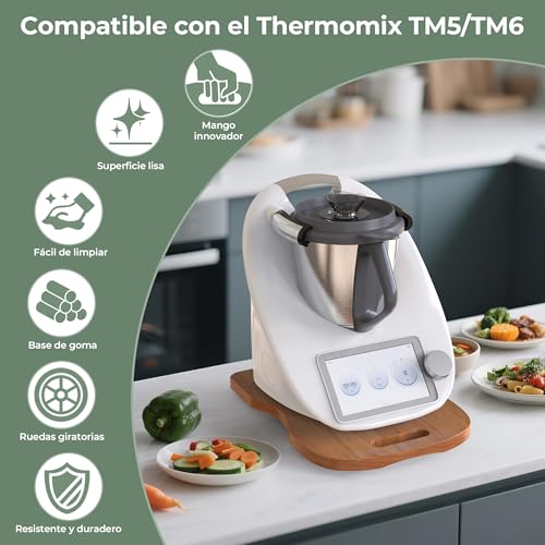 Detalle 2 de Planche Coulissante Thermomix TM6 TM5 📏