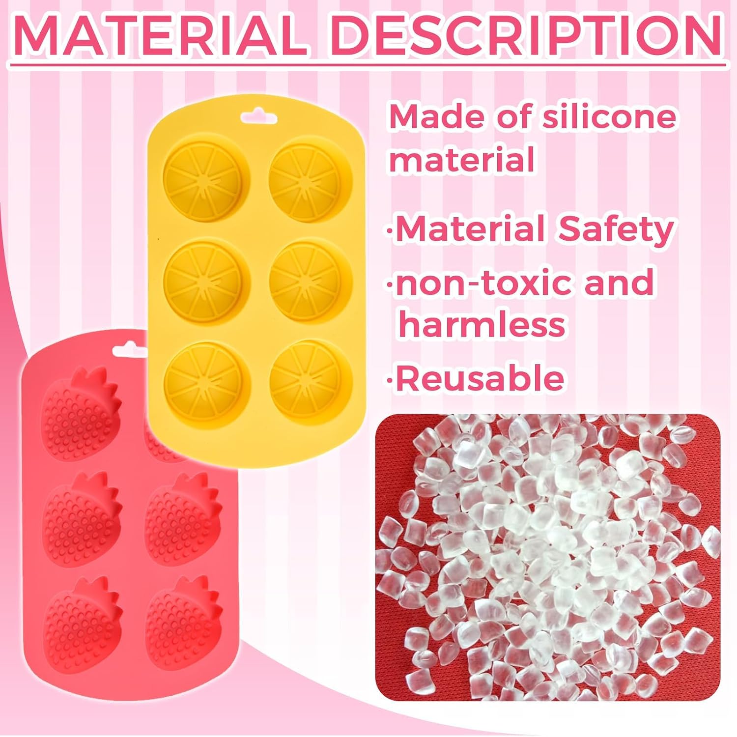 Detalle 2 de Candy Molds, Food-Grade Silicone
