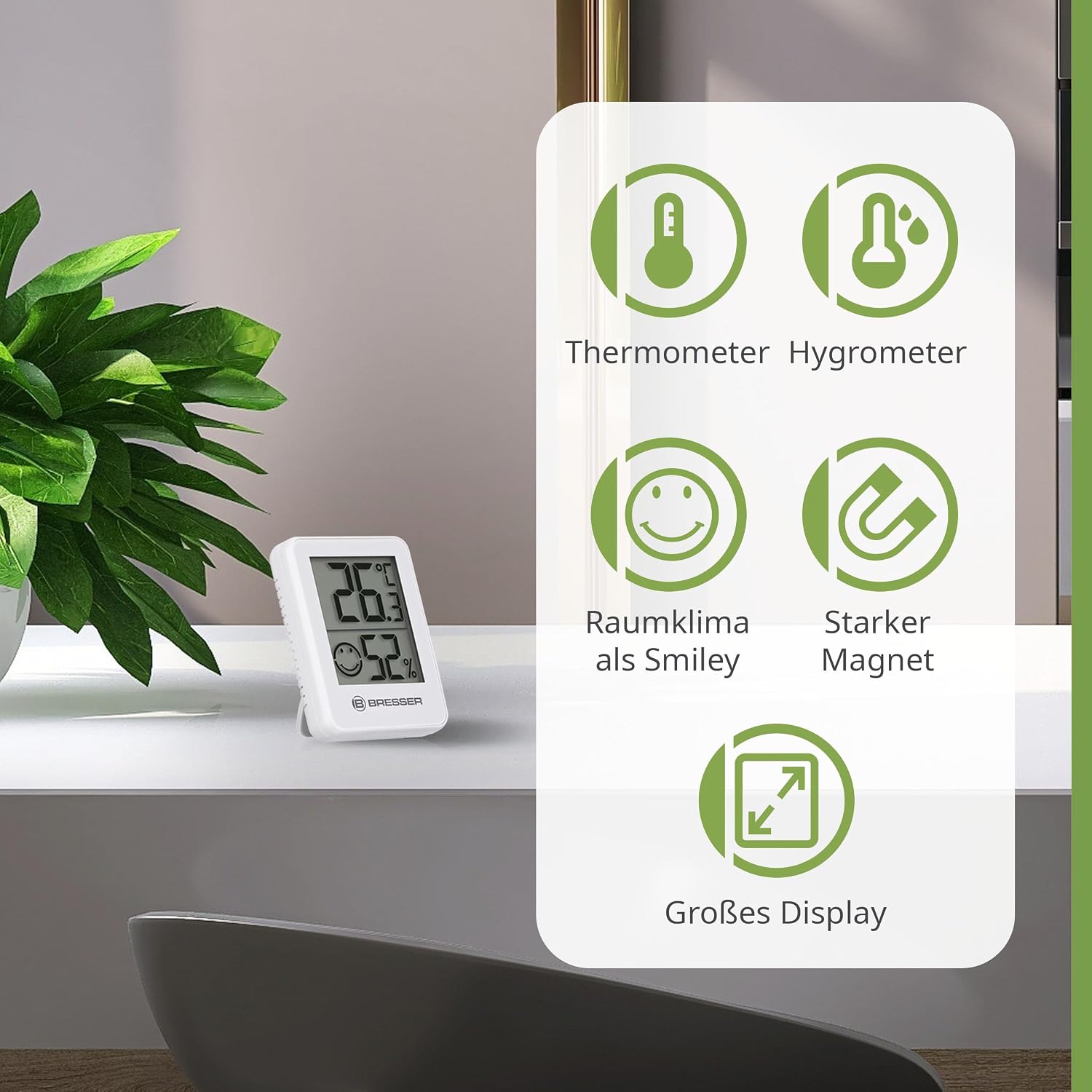 Thumbnail 1 de Bresser 6er Set Thermometer Hygrometer