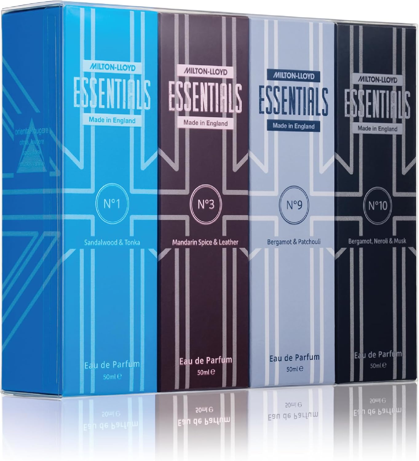 Detalle de Milton-Lloyd Essentials Quad Pack 4x50ml