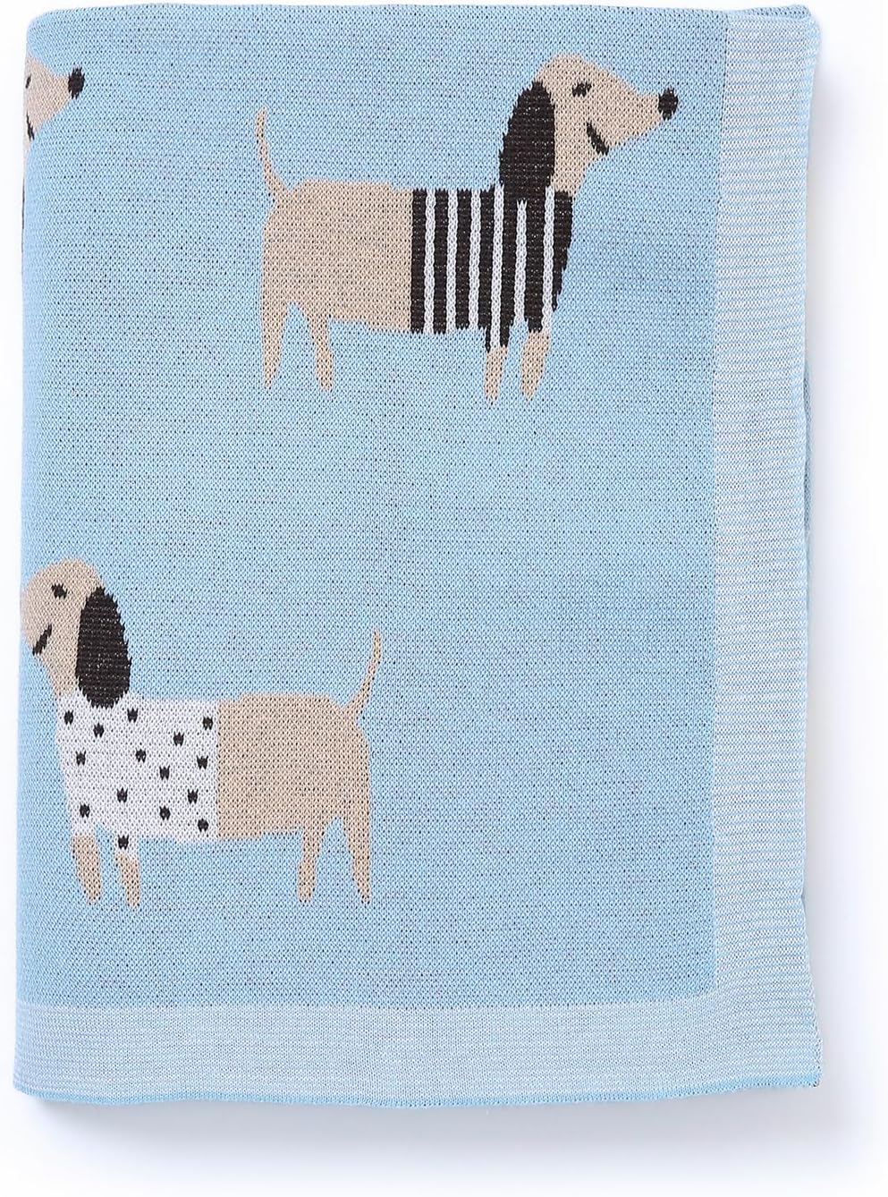 Thumbnail 6 de Loyfoky 100% Cotton Dachshund Baby Blanket – 40x30in breathable swaddle for newborns