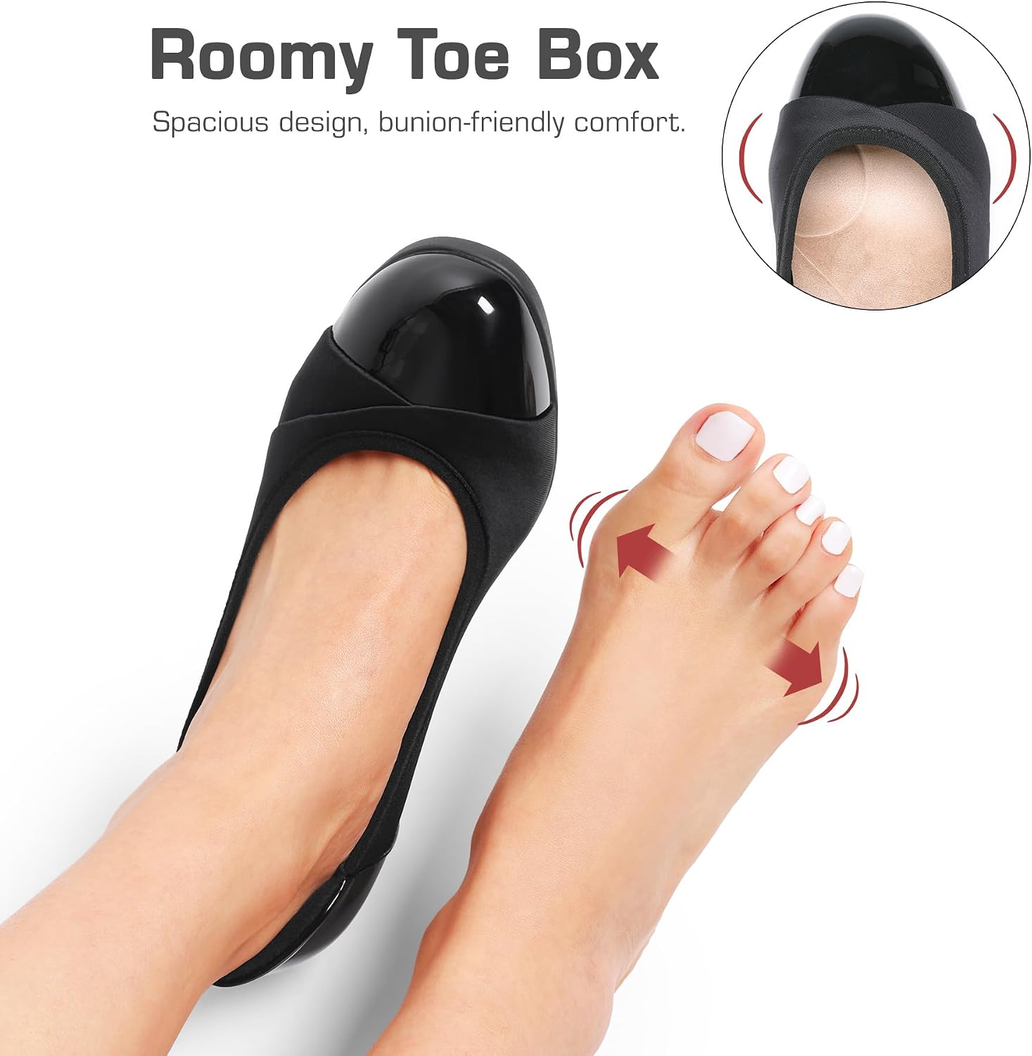 Detalle de DREAM PAIRS Décolleté con tacco a blocco comode e ammortizzate per donna