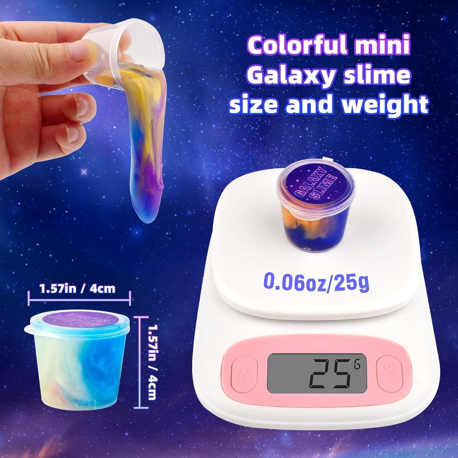 Thumbnail 4 de 80 Pack Valentine Galaxy Slime Kit 80pcs