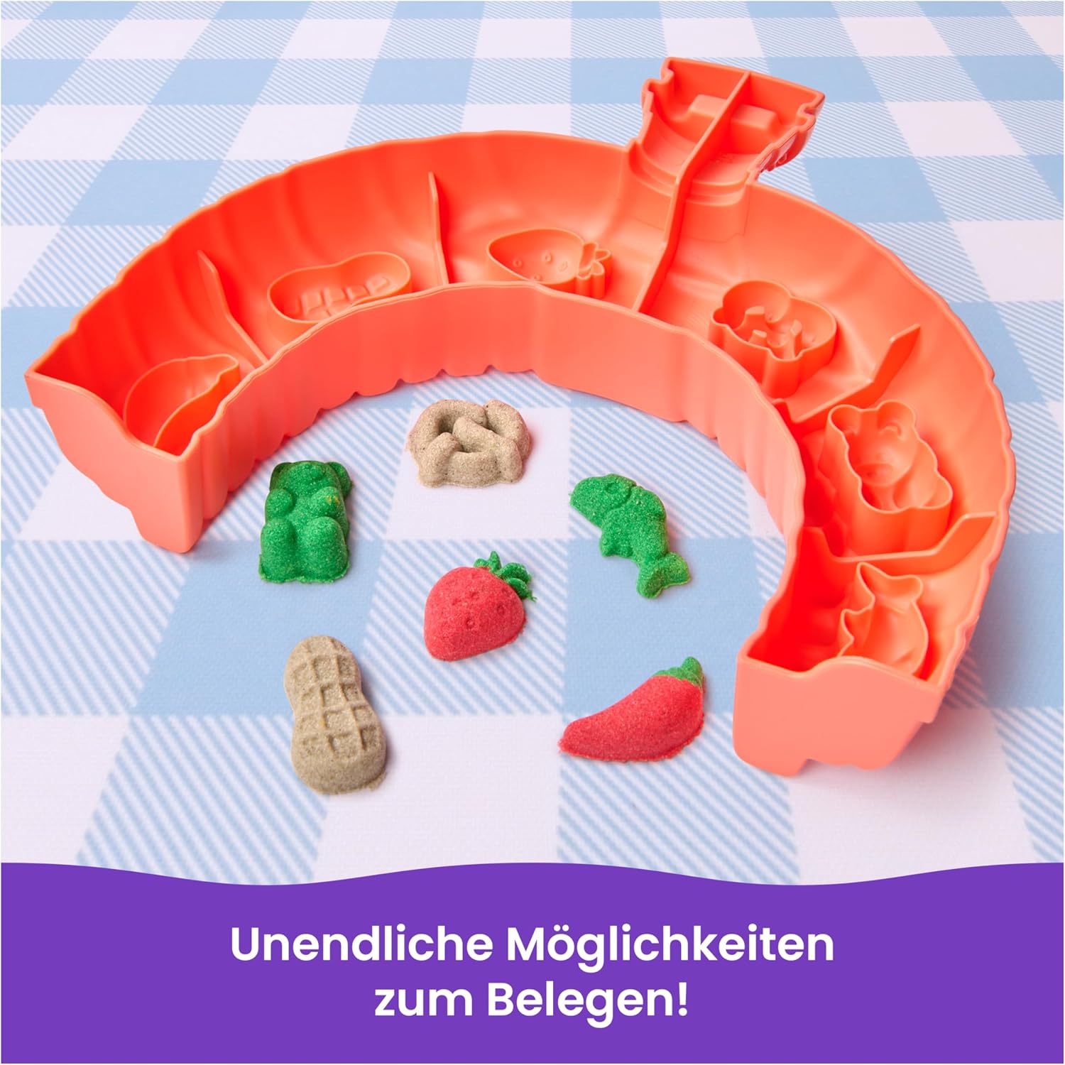 Thumbnail 5 de Kinetic Sand Squish Pizza Set 453 g 🍕