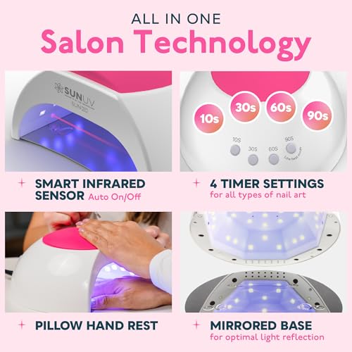 Thumbnail 1 de SUNUV Lampe de séchage pour ongles – 33 LED, 4 réglages, portable et professionnelle