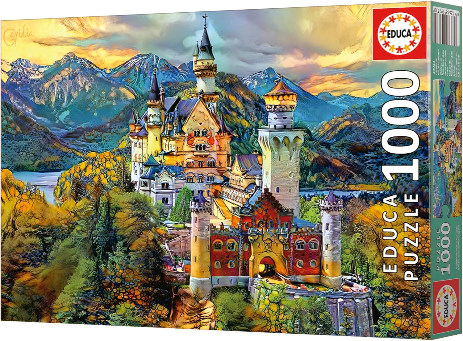 Thumbnail 5 de Educa Puzzle Neuschwanstein 1000 pz. con Cola Fix