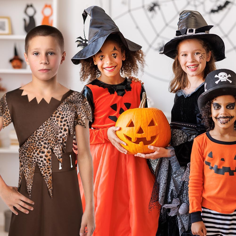 Thumbnail 4 de AYBUY Costume da Uomo delle Caverne per Bambini – Set completo per feste a tema Stone Age