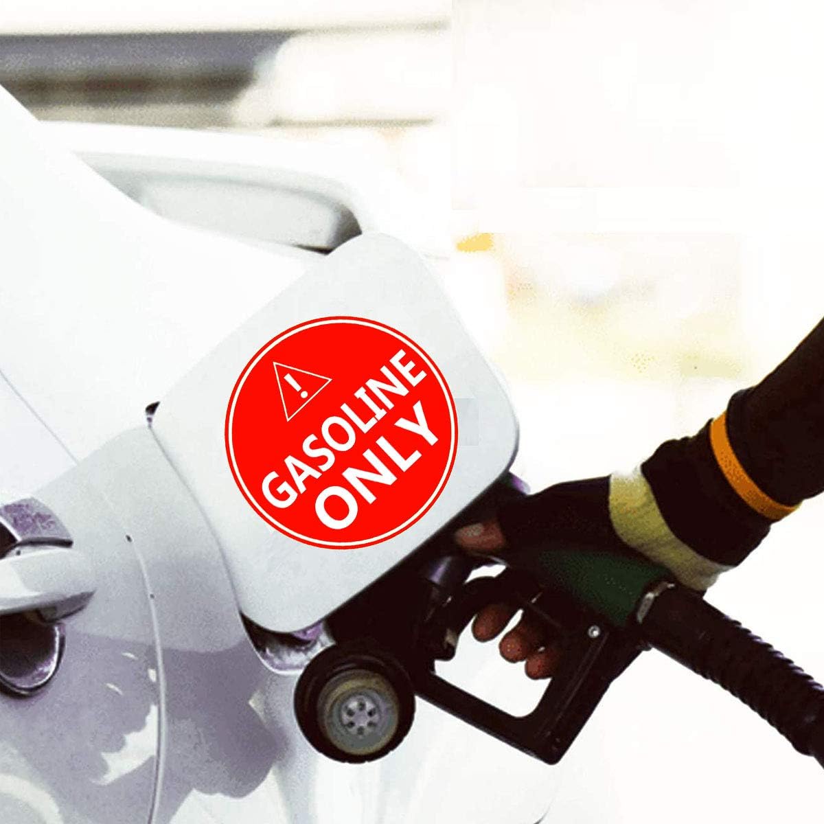 Detalle 2 de Gasoline-Only Fuel Stickers, 4-inch