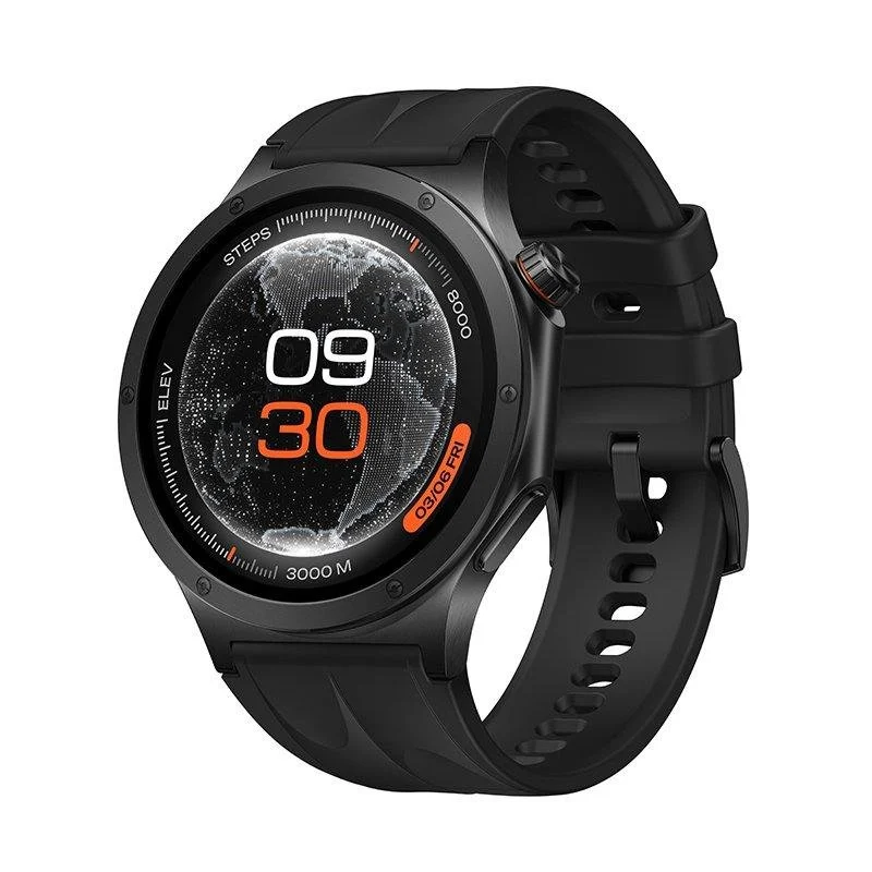 Detalle de OnePlus Watch 4 Bluetooth NFC OLED Negro con correa M • 5ATM+IP68, SpO2 y pulsómetro