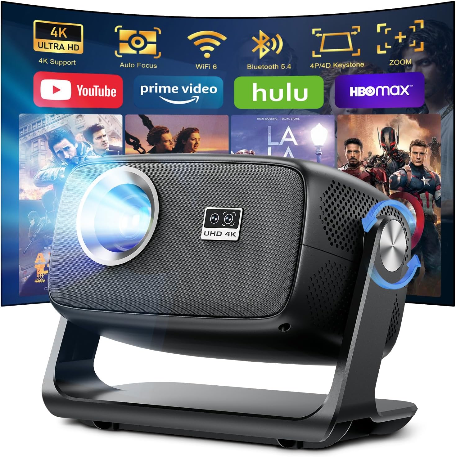 Detalle de Proiettore 4K Smart TV 30000 Lumen: massimo immersive a casa