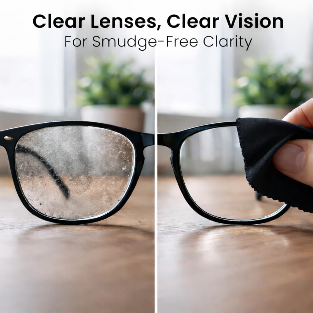 Detalle 2 de EVEO Lens Cleaner Glasses Cleaning Kit, 2-Pack with Microfiber Cloths