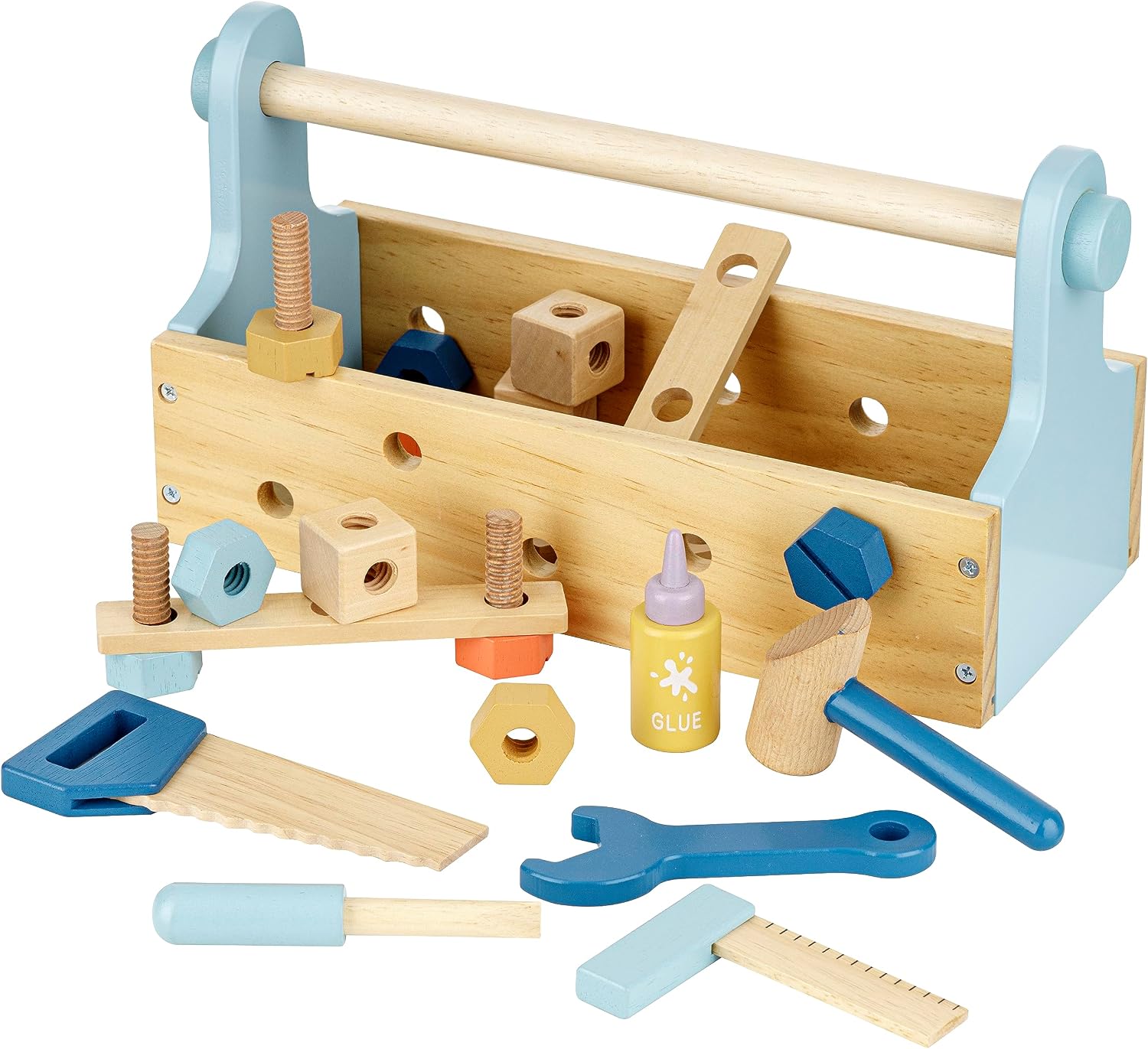 Baroni Toys kit attrezzi falegname 18 pezzi