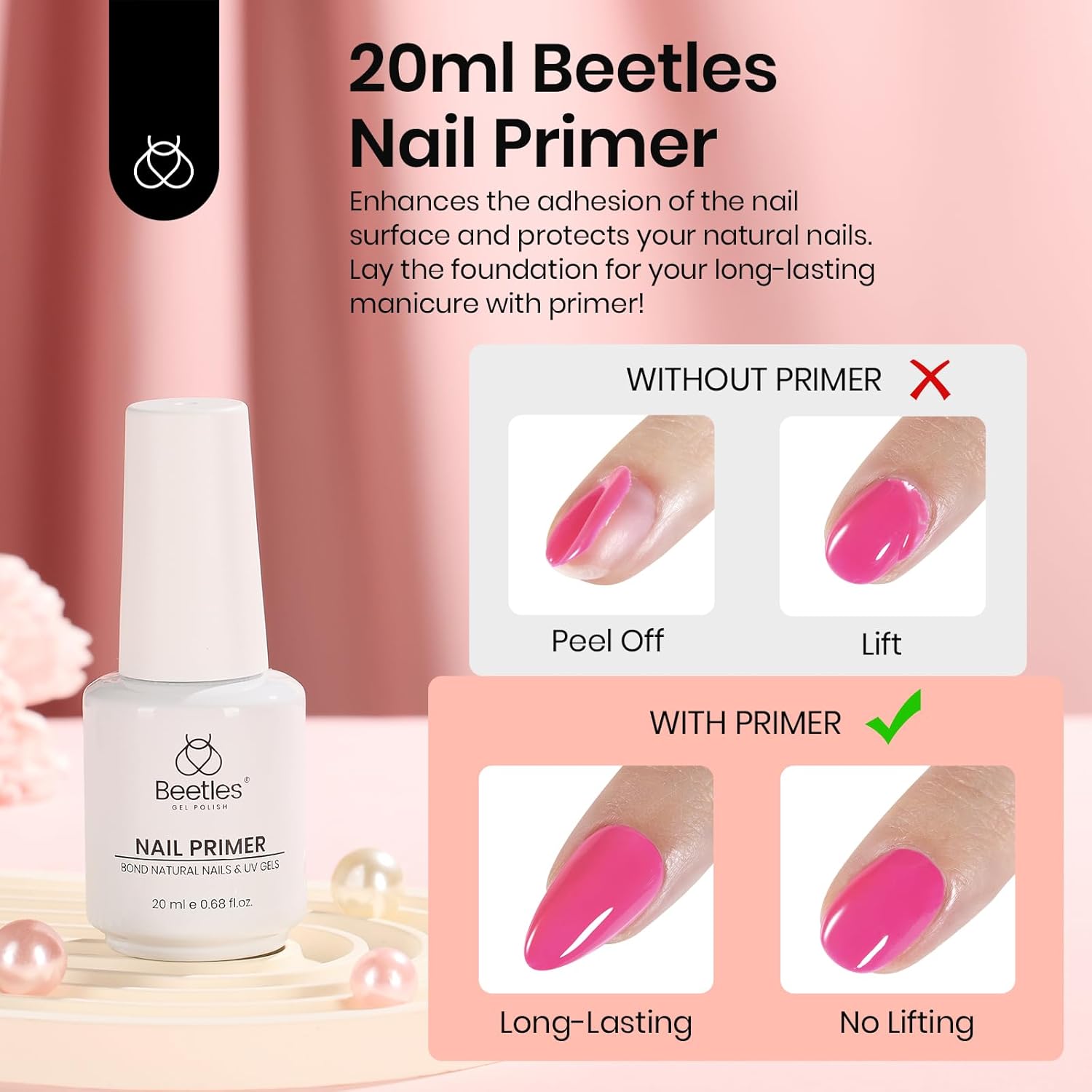 Detalle de Beetles Nail Primer 20 ml für Gelnägel