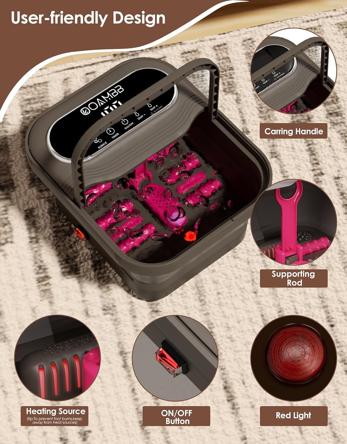 Thumbnail 4 de OOAMBB Collapsible Foot Spa