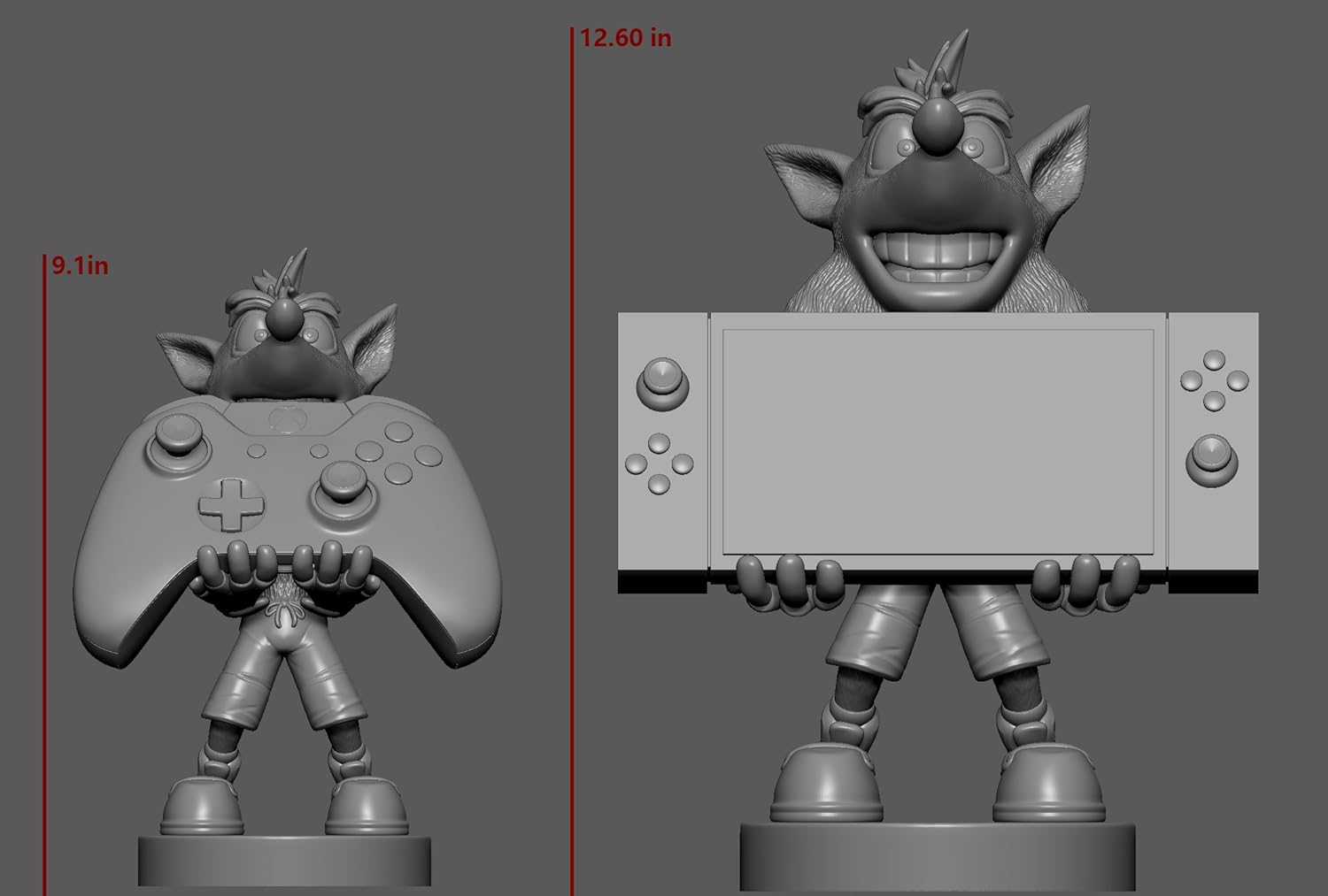 Thumbnail 2 de Exquisite Gaming Crash Bandicoot Controller Holder & Phone Stand (8.5 in Collectible Figure)
