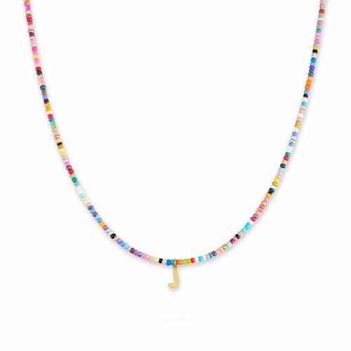 Detalle de Collier perlé femme A-Z 18K