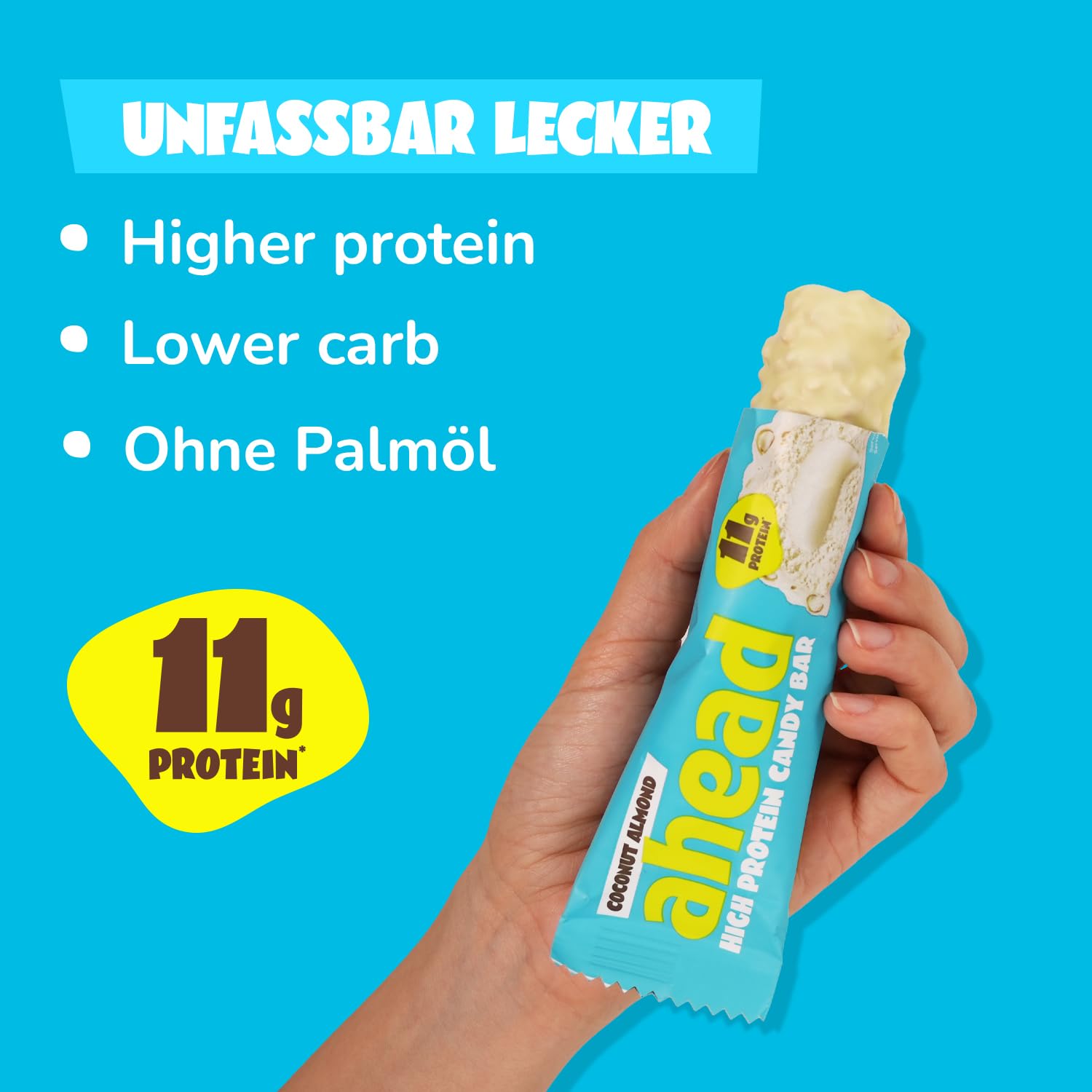 Thumbnail 5 de ahead Protein Riegel Coconut Almond 11g Protein