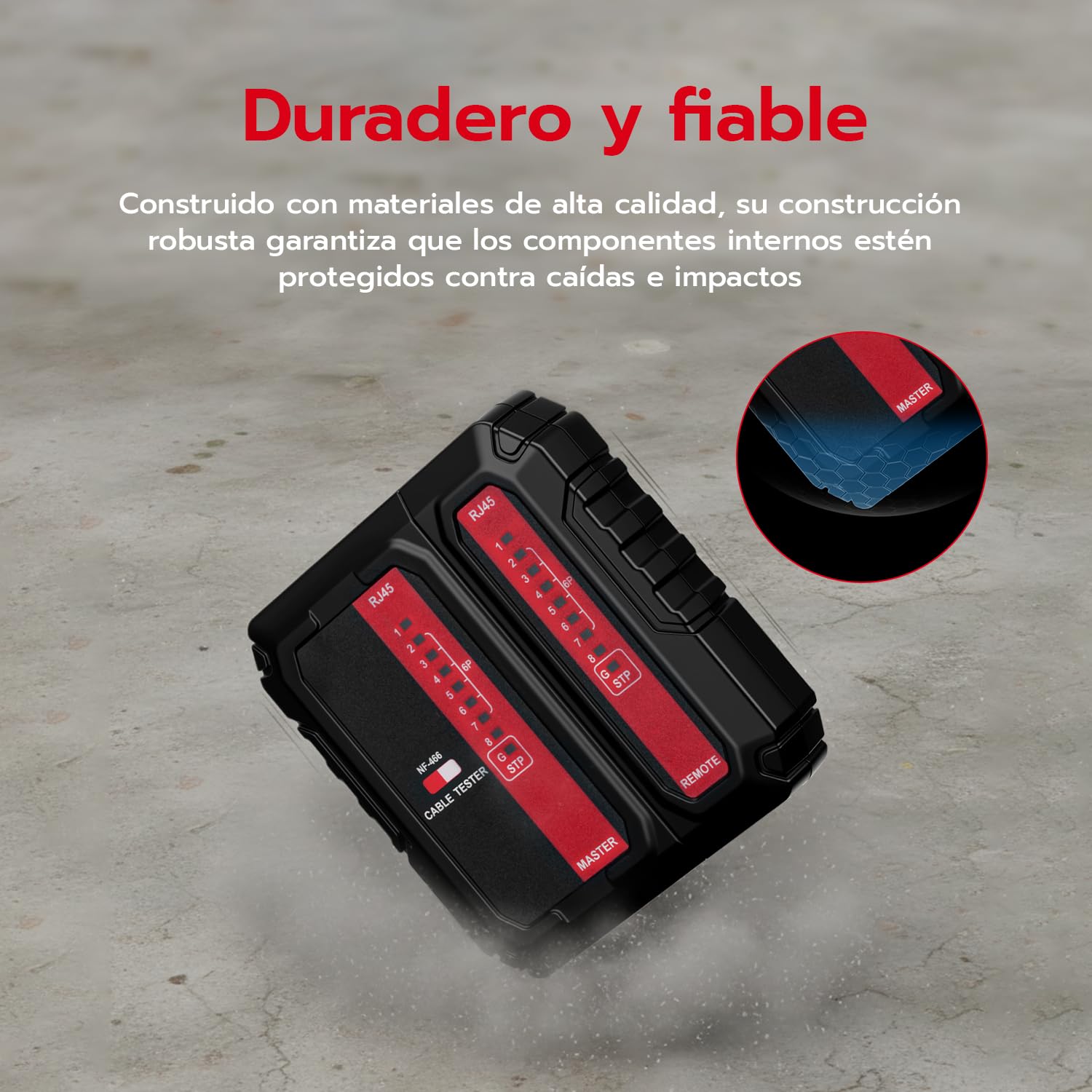 Thumbnail 4 de Mcbazel Tester para Cables RJ11 RJ45 60V