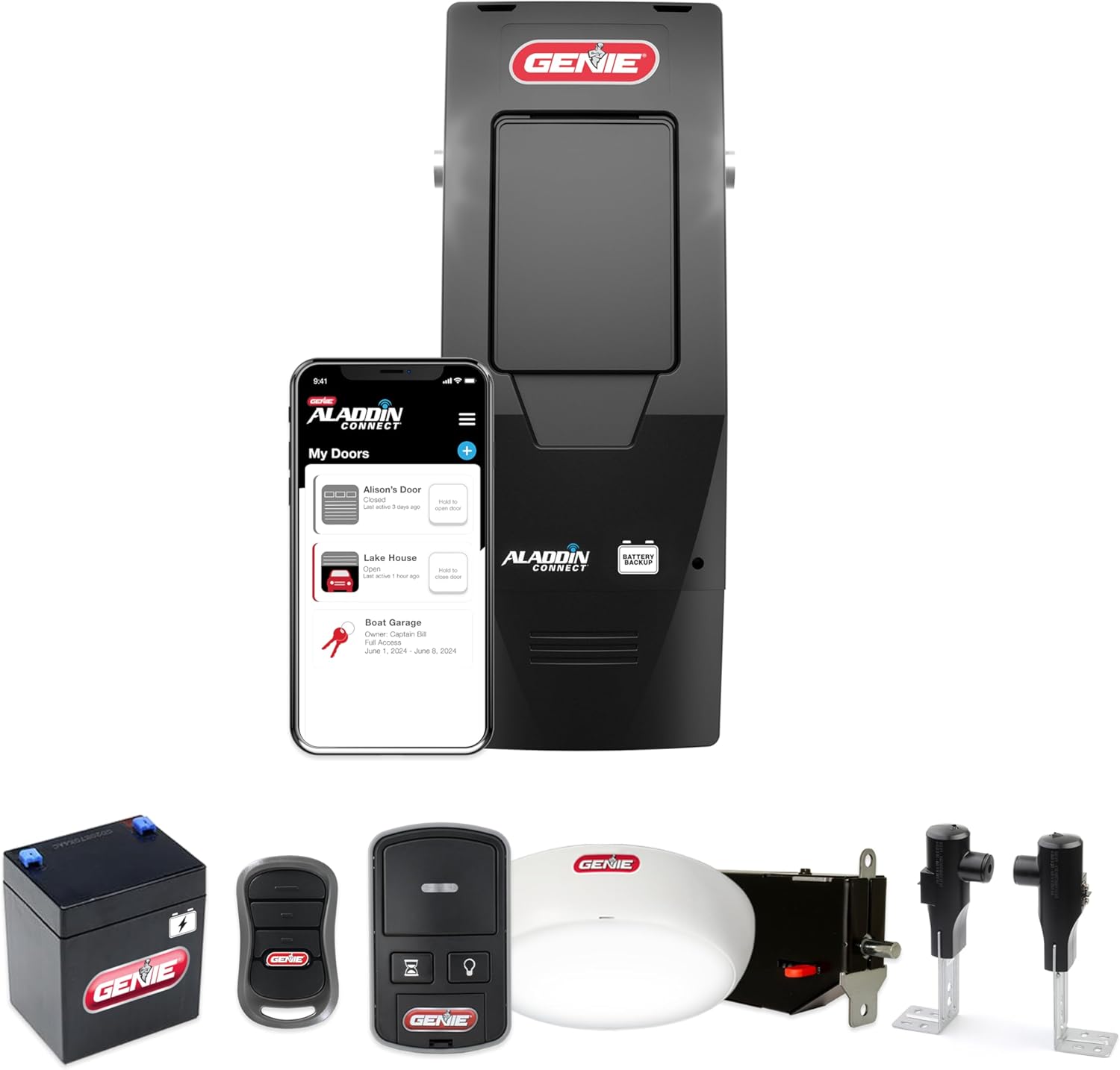 Genie B6172H Wall Mount Smart Garage Opener 14ft