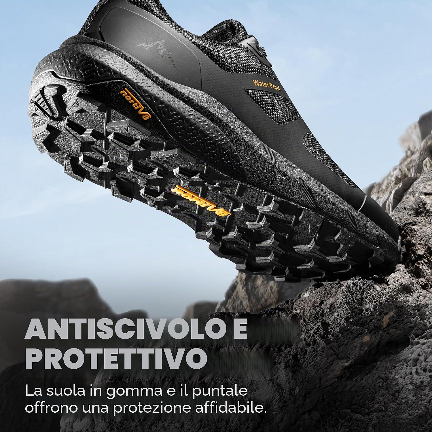 Thumbnail 6 de NORTIV 8 Scarpe Trekking Impermeabili da Uomo: leggerezza, impermeabilità e comfort per cammino e trekking leggero